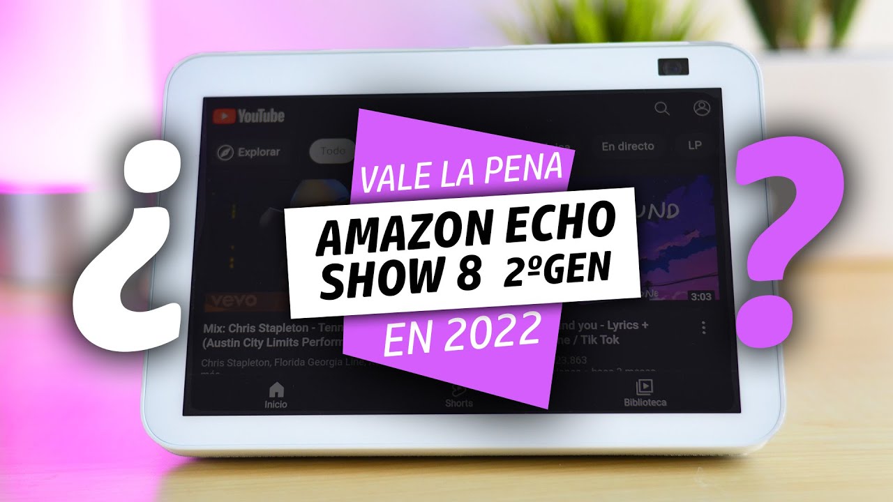 Nuevo Echo Show 8 (2da generación, edición 2021) - Pantalla HD inteligente  con Alexa y cámara de 13 MP - Carbón