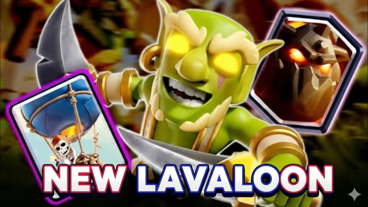 THE NEW LAVALOON IS UNSTOPPABLE! 🎈🌋 Hero Goblins + Lava Hound Deck (Clash Royale) — Ariez