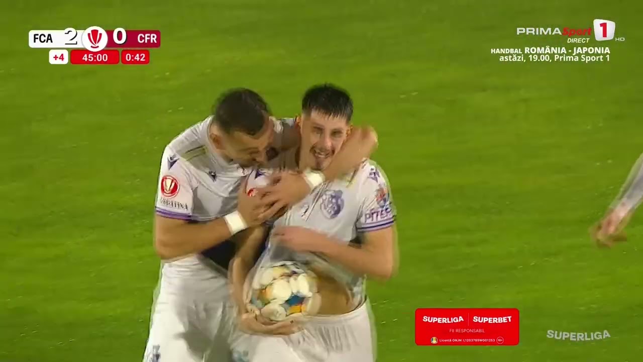 FC Argeș 3-0 CFR Cluj