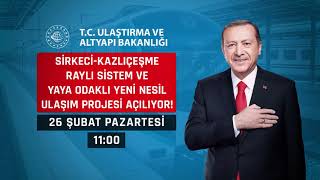 Sirkeci - Kazlıçeşme Raylı Sistem ve Yaya Odaklı Yeni Nesil Ulaşım Projesi Hizmete Giriyor!