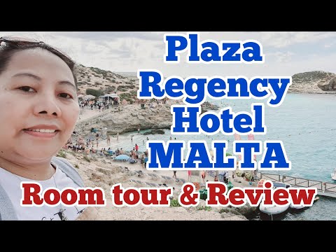 Plaza Regency Hotel Malta - Standard Room (sea view) #HotelRoomTour #HotelRoomReview