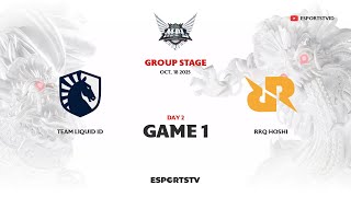 Team Liquid ID vs RRQ Hoshi GAME 1 MPL ID S16 | RRQ VS TLID ESPORTSTV