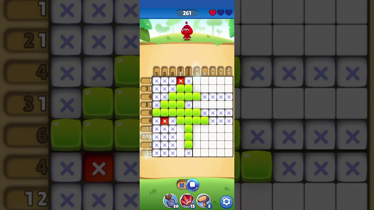NONO CROSSING LEVEL 261 #games #gaming #gameplay #puzzle