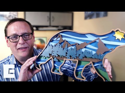 How to Design Your Own Multi-Layer Stacked Signage Design for Laser Cutting - video from Epilog Laser