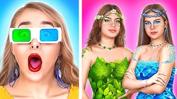 From Nerd to Popular by Twins! Total Makeover Using Viral Hacks and Gadgets!