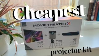 Transform your VIEWING experience: Movie Theater X projector kit unboxing, Set Up, and Review