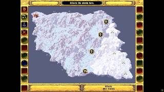 Fantasy General - PC (DOS) - Campaign - Battle 23: Mist Valley (Hard Difficulty)