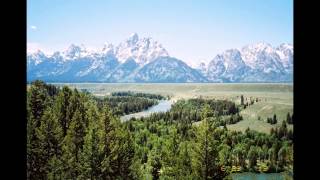 Grand Tetons of Yellowstone Photo Montage