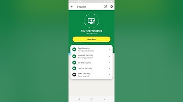 Norton 360 Security Antivirus on Mobile Phone