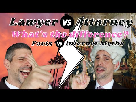 Vídeo: Diferencia Entre Esquire Y Attorney