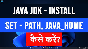 How to Install Java JDK and Set Path, Java_Home | Tutorial in Hindi
