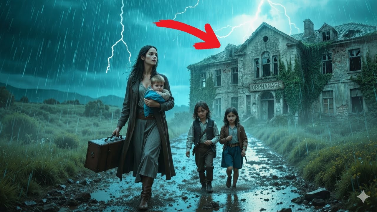 Ela Foi Morar Em Um Orfanato Abandonado Com Os 3 Filhos — E Lá Ouviu Gritos Que Mudaram Sua Vida!