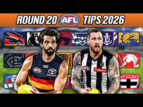 AFL Round 20 | Tips & Predictions 2026