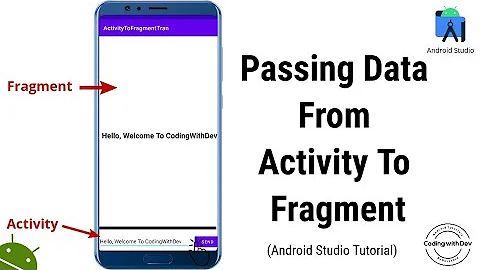 How to pass a variable from Activity to Fragment in Android | Sending Data From Activity to Fragment