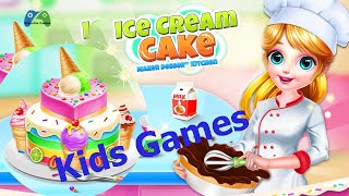 Ice Cream Cake Maker Dessert Kitchen Kids Game : Kidsable Games Play screenshot 4