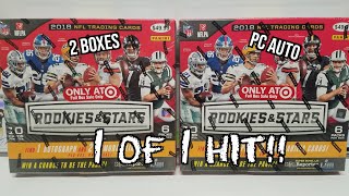 2018 Rookies & Stars Target Exclusive Box Opening. 6 Hits plus a 1/1!