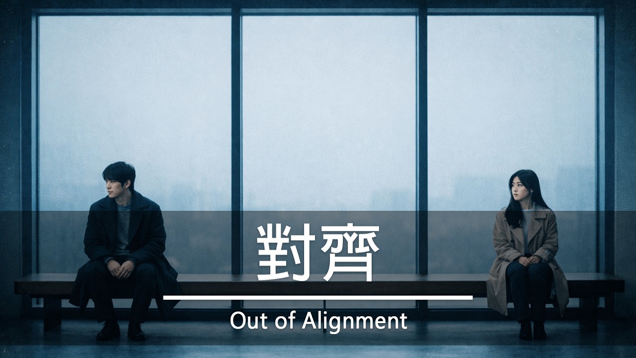 對齊 (Out of Alignment)『你在左邊對齊 你的任性 我在右邊對齊 我的委屈』【動態歌詞 Lyrics Video】