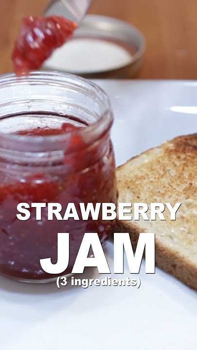 3-Ingredient Strawberry Jam