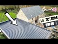 La toiture est enfin pose sur lextension et le garage  ep43  rnovation maison