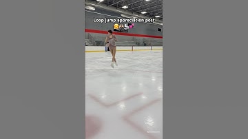 Loop jump figure skating!⛸️✨#shorts #athlete #figureskating #olympics #iceskating #sports