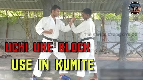 How To Do Uchi Uke Block & Use In Kumite Technic | Uchi Uke Block | #thekaratechampions00