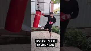КИКБОКСИНГ КОМБИНАЦИИ ЧЕМПИОНОВ МИРА