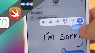 iOS 10 Swift 3 hands on features - Siri Kit , Messages , ... - learn iOS Development