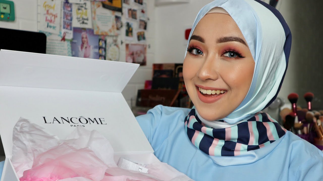 Unboxing Stuff From Lancome Online Boutique Youtube