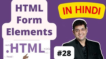 HTML Form Input Type Tutorial || HTML Tutorial in Hindi #28