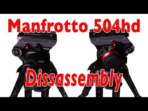 Manfrotto 504hd disassembly and service + en Subs