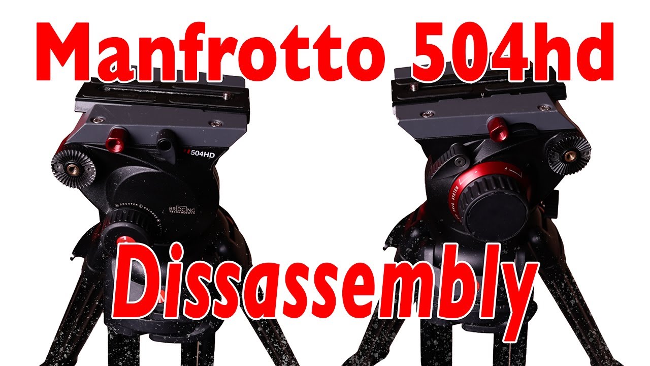 Штативная видео голова Manfrotto 504hd разбор и обслуживание