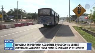 Tragedia en Pedrozo un accidente provocó cuatro