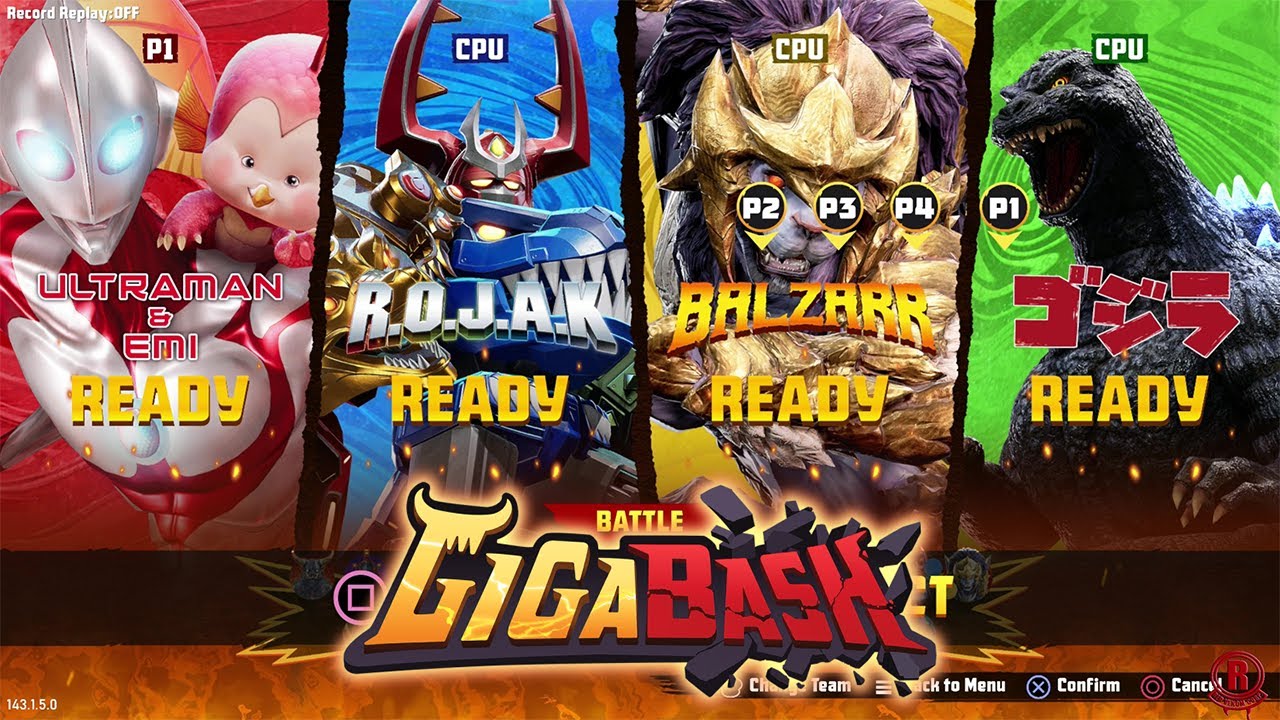 GigaBash - All Characters & Stages + DLC (Ultraman Rising: Ultraman & Emi Pack) *Updated*