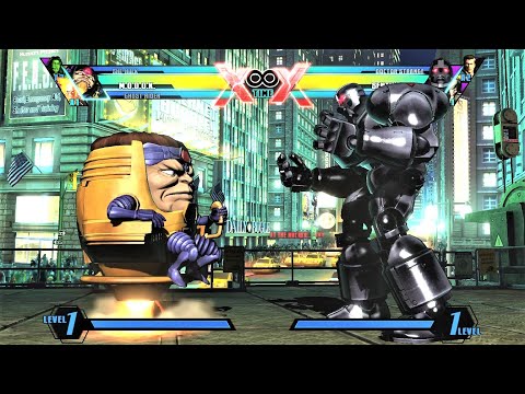 MODOK vs Sentinel (Hardest AI) - Ultimate Marvel vs. Capcom 3
