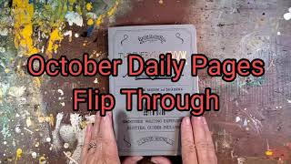 Flipthrough of October Daily Pages