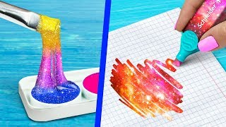 ¡RETO DE LOS CHALLENGES! 10 ÚTILES ESCOLARES DE UNICORNIO vs ÚTILES ESCOLARES DE ELFO