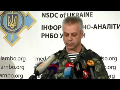 Andriy Lysenko. Ukraine Crisis Media Center, 4th of October 2014