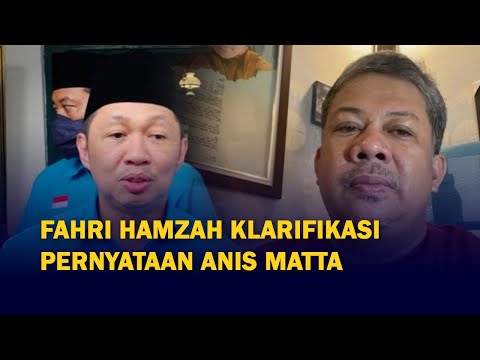 Fahri Hamzah Klarifikasi Pernyataan Anis Matta Soal Penetapan Tersangka Minyak Goreng Hanya Gimik