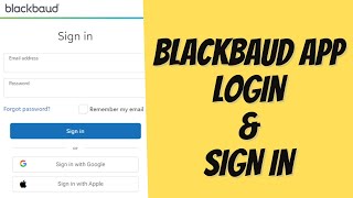 Blackbaud Login & Sign in APP ⏬👇