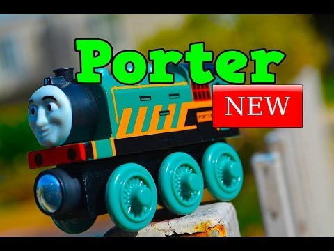 PORTER - New 2014 Thomas The Tank Engine & Friends Wooden Railway Toy Train Railway By Mattel