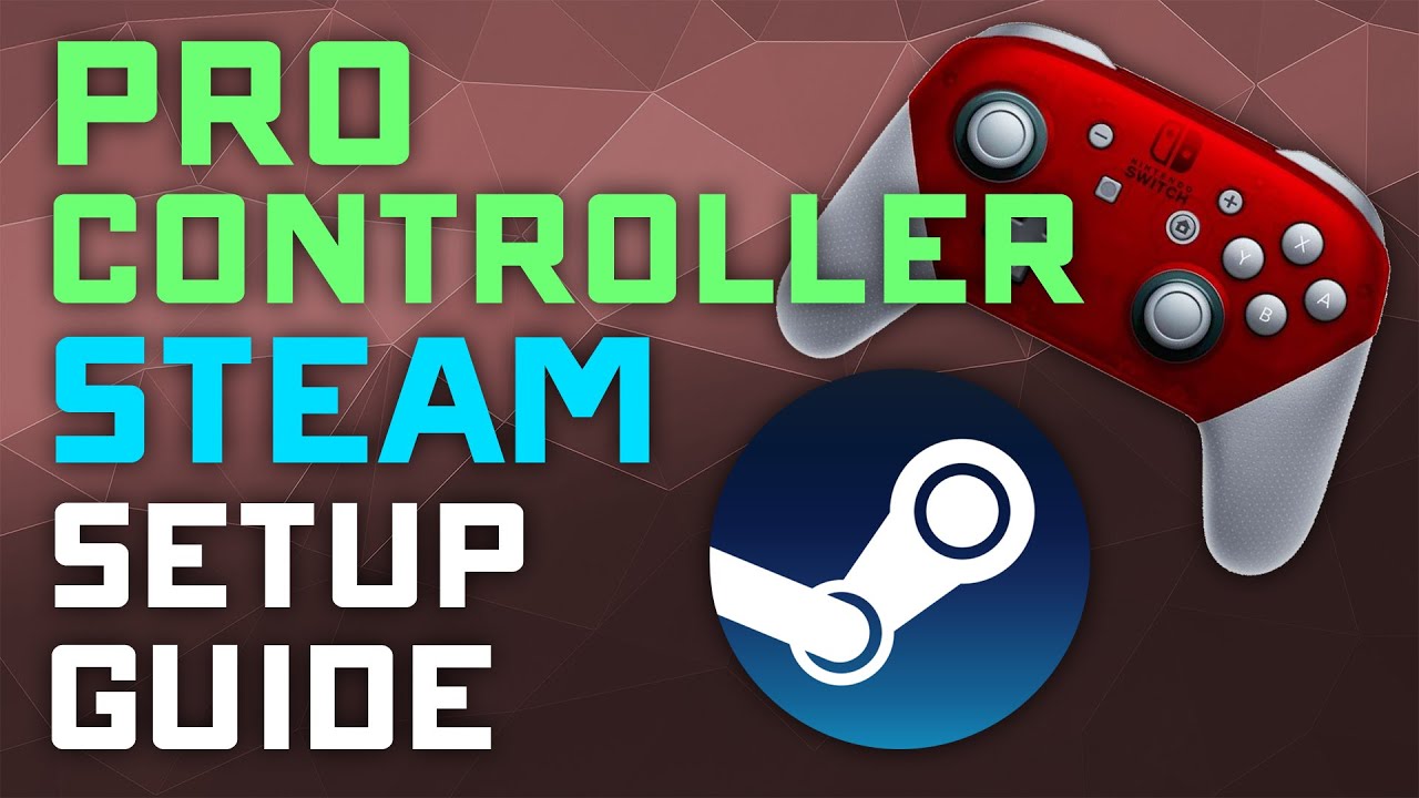 How To Connect Switch Pro Controller To Pc With Steam Drivers Youtube