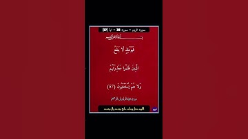 سورة الروم - سورة 30 - اية 57