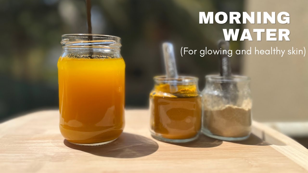 TURMERIC AND GINGER WATER Healthy and glowing skin YouTube