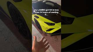 LAMBORGHINI ACCIDENT FIRST DAY