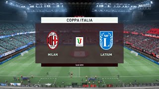 AC Milan vs Lazio (09/02/2022) Quarter-final Coppa Italia FIFA 22