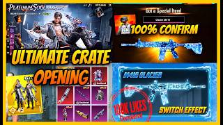 🔥M416 GLACIER CONFIRMED IN 4.7 UPDATE l 25000 UC ULTIMATE SET CRATE OPENING (BGMI) screenshot 2