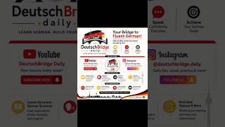 Learn German🇩🇪Build your Bridge🏆#learngerman #germancourse #lifeingermany #freecourse #speakgerman