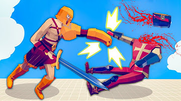 NEW GLADIATOR  vs EVERY UNITS | Totally Accurate Battle Simulator-TABS