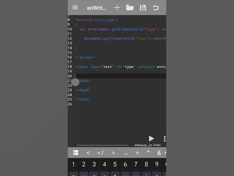 ONKEYUP PROPERTY IN JAVASCRIPT || AUTO WRITING || JAVASCRIPT #coding # ...
