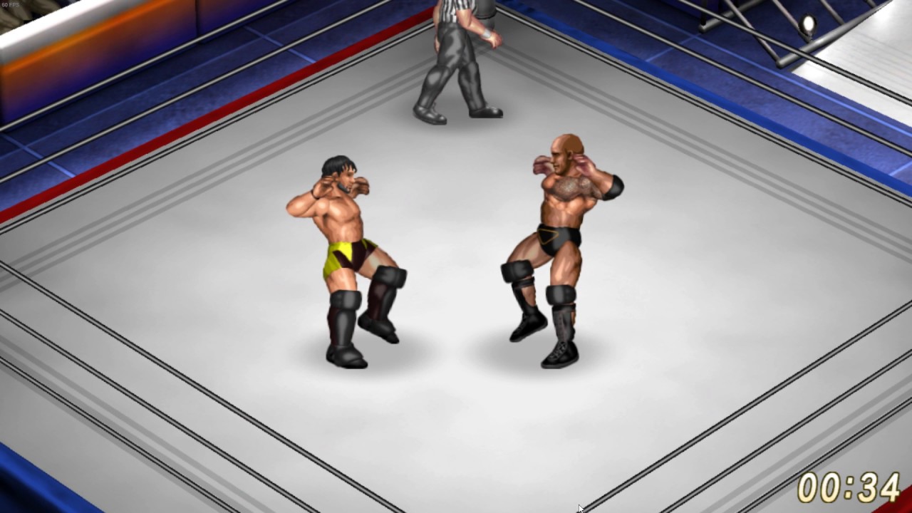 FireProWorld Sample Match and How to Add Custom Wrestlers